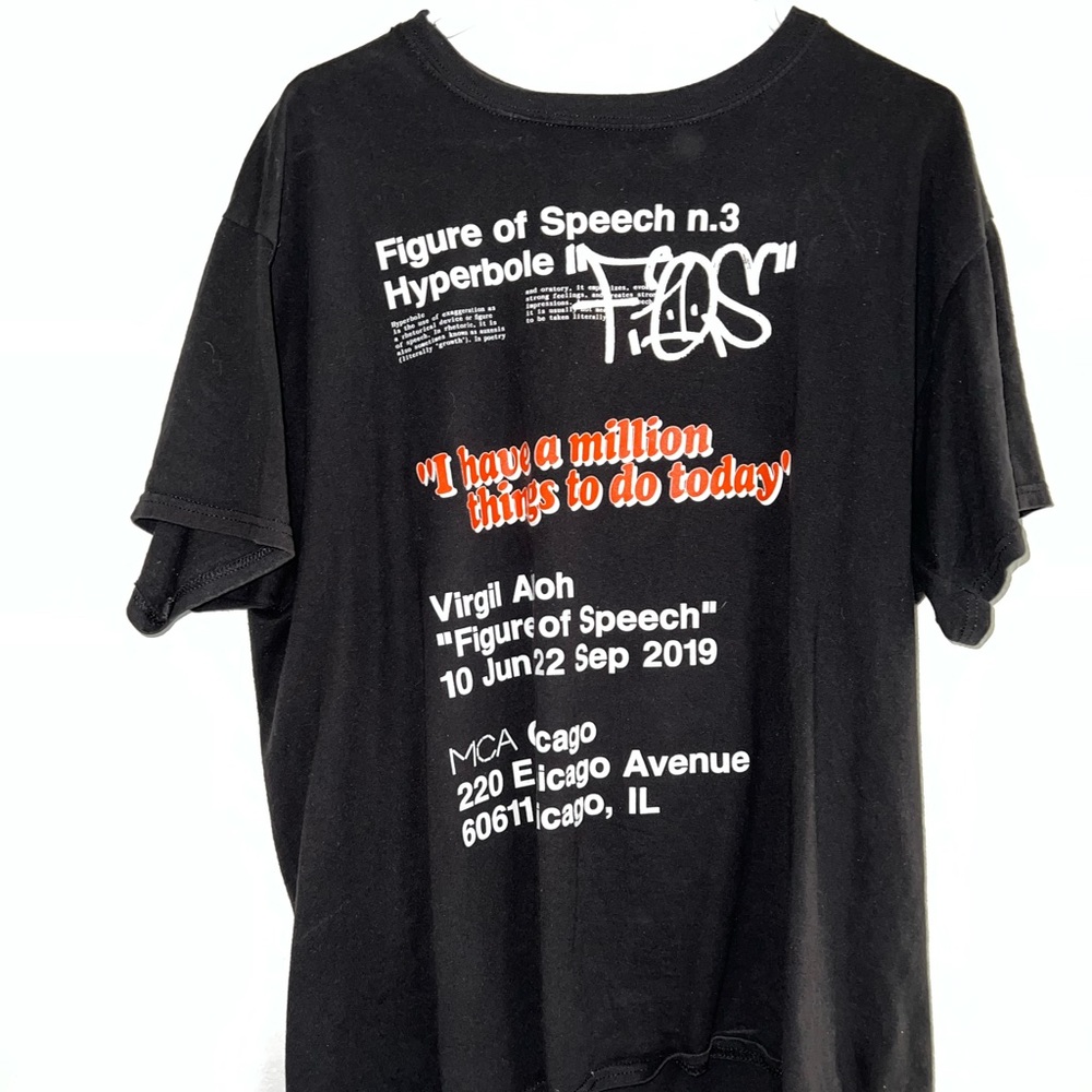 Virgil Abloh MCA X Champion Tee